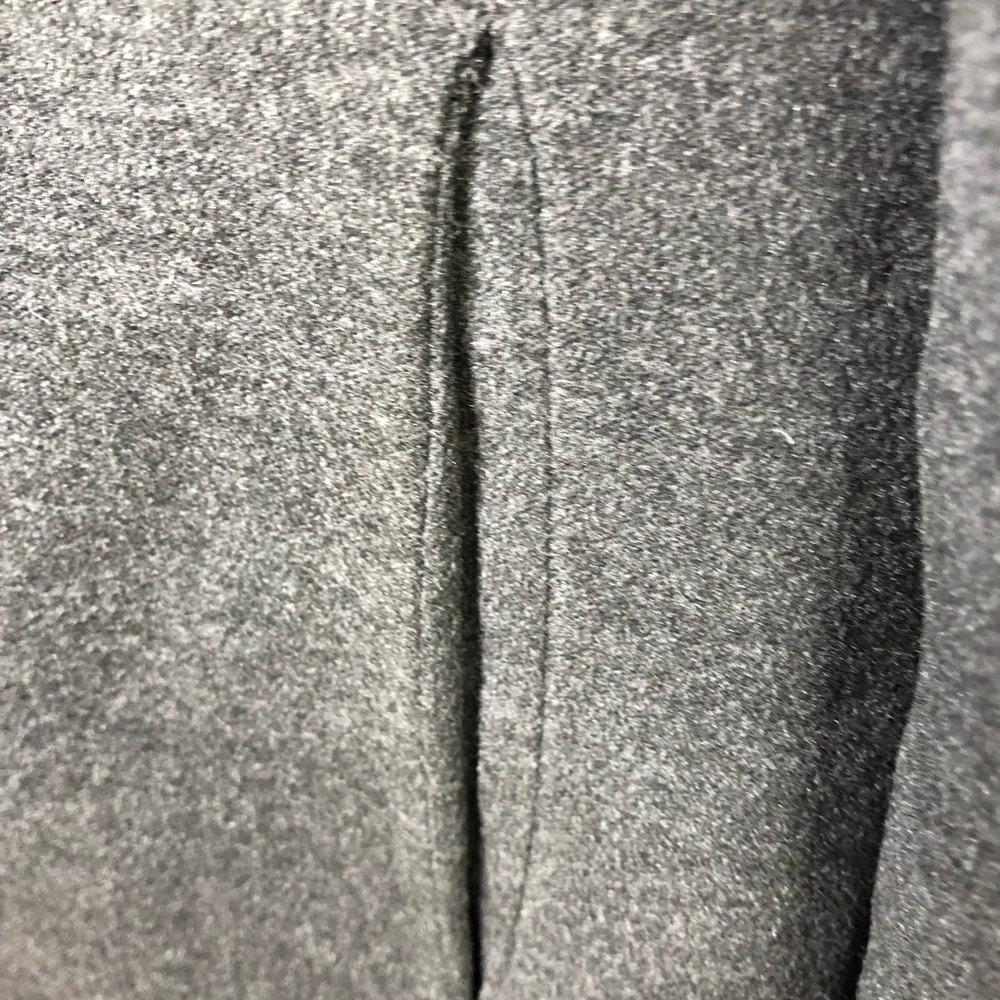 Modern Gray Tailored Blazer with Unique Shoulder Accent Women's Size 4 - Picture 3 of 6